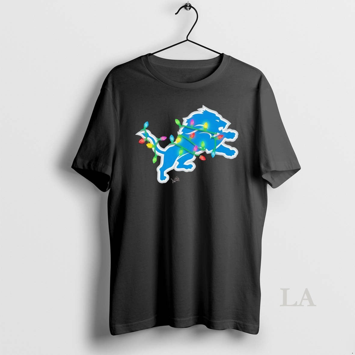 Original Detroit Lions Logo Christmas Light