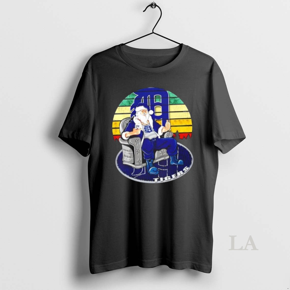Original Detroit Tigers X Santa Claus Christmas Vintage