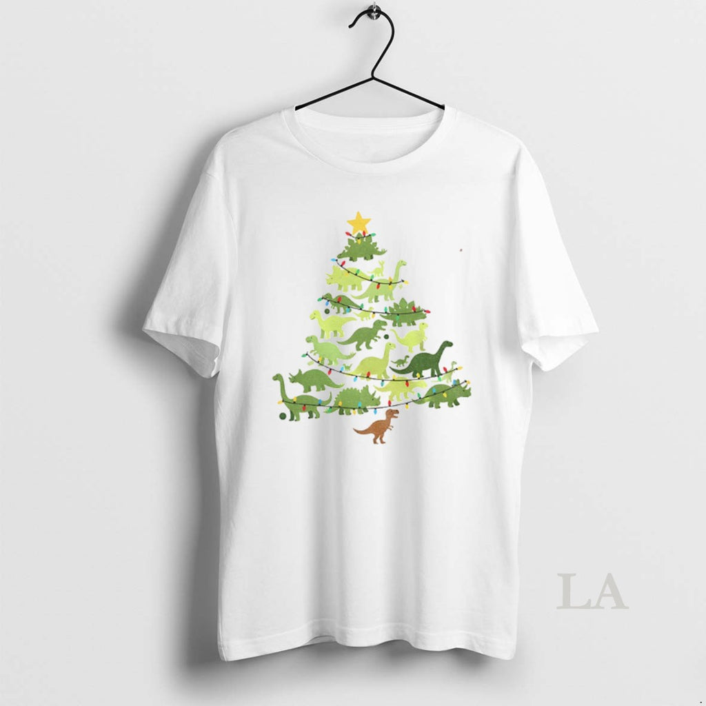 Original Dinosaurs Christmas Tree I Believe In Santa And Dinosaurs Merry Christmas 2025