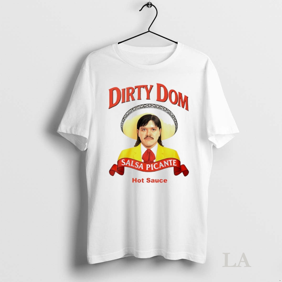 Original Dirty Dom Tapatio Salsa Picante Hot Sauce Tee Sweater