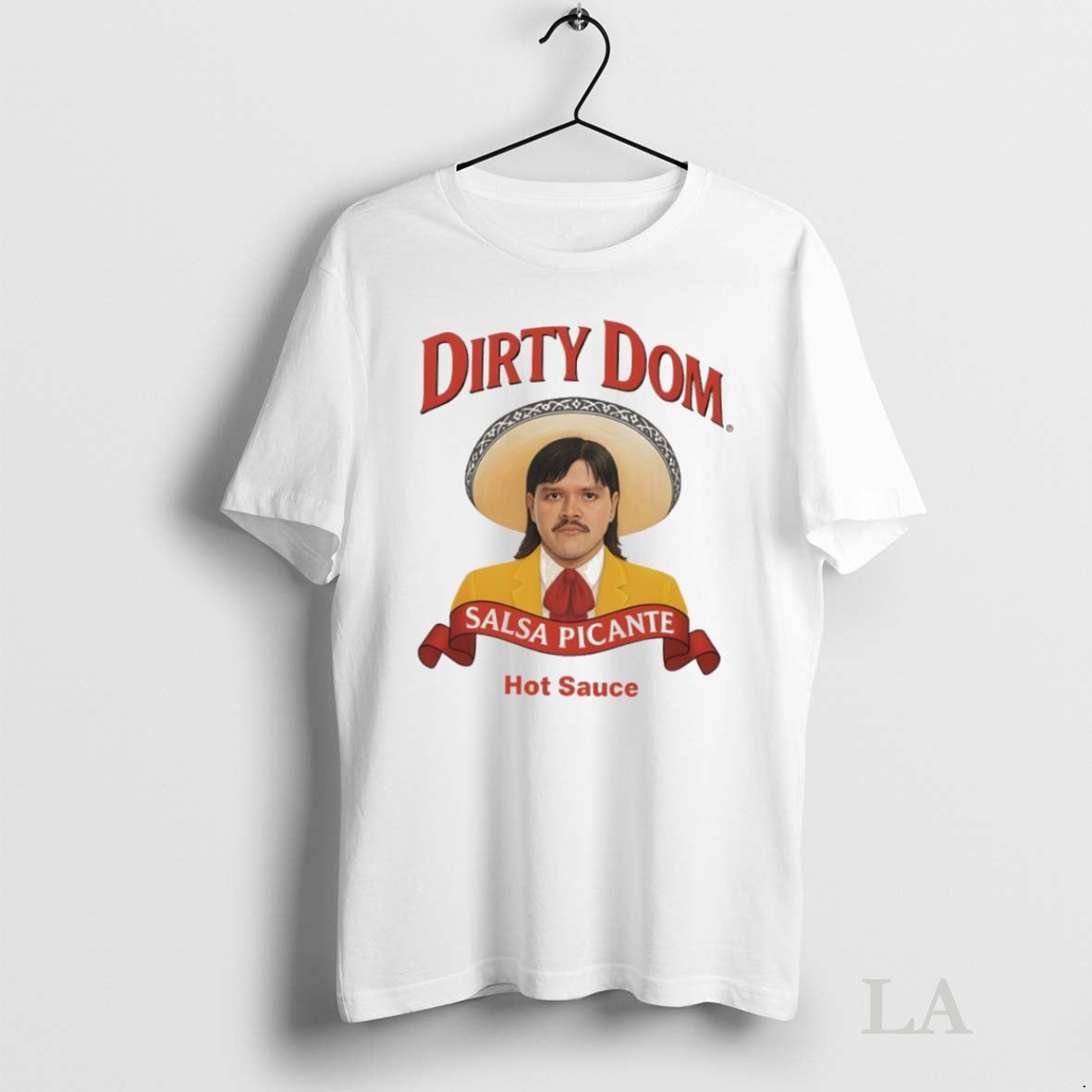 Original Dirty Dom Hot Sause Salsa Picante Tee Sweater