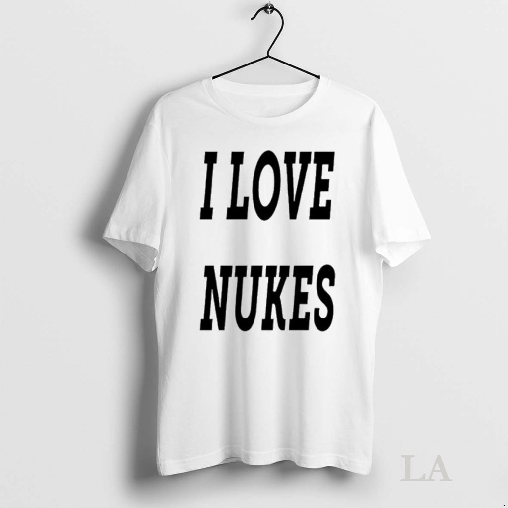 Original Dj Smokey Wearing I Love Nukes Tee Sweater