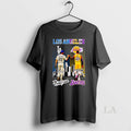 Original Dodgers Kershaw And Lakers James Fist Dump Los Angeles Skyline