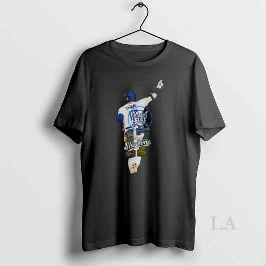 Original Dodgers Shohei Ohtani Sho Time Bleeds Blue