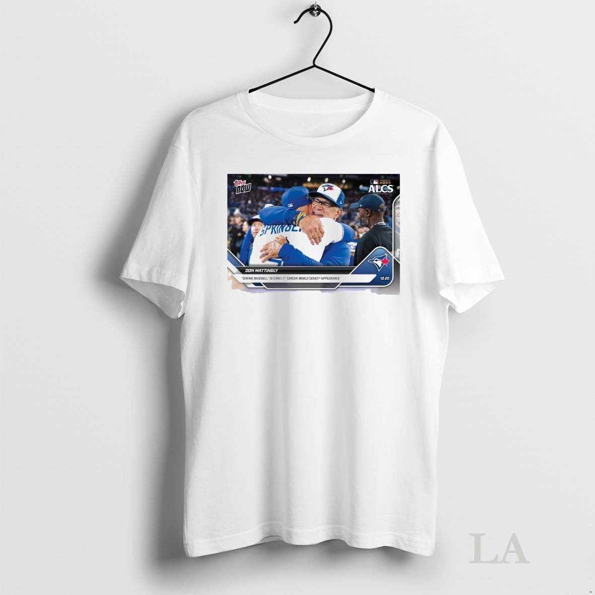 Original Don Mattingly 2025 Mlb Topps Donnie Baseball Secures 1st Career World Series Appearance Tee