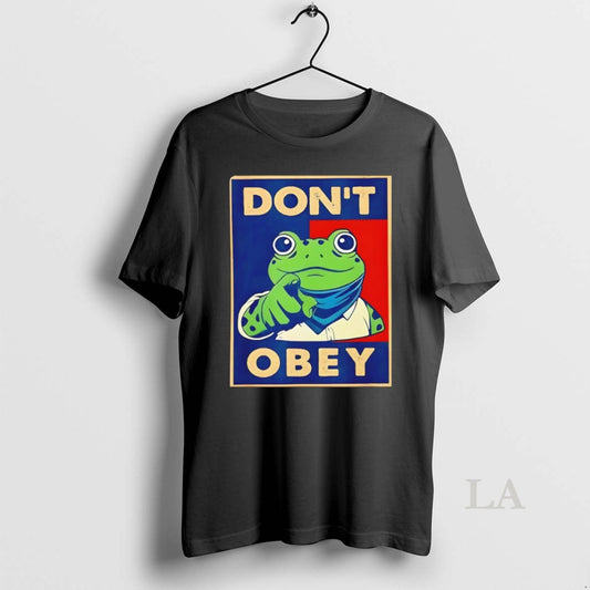 Original Dont Obey Portland Frog Anti Fascism Hope