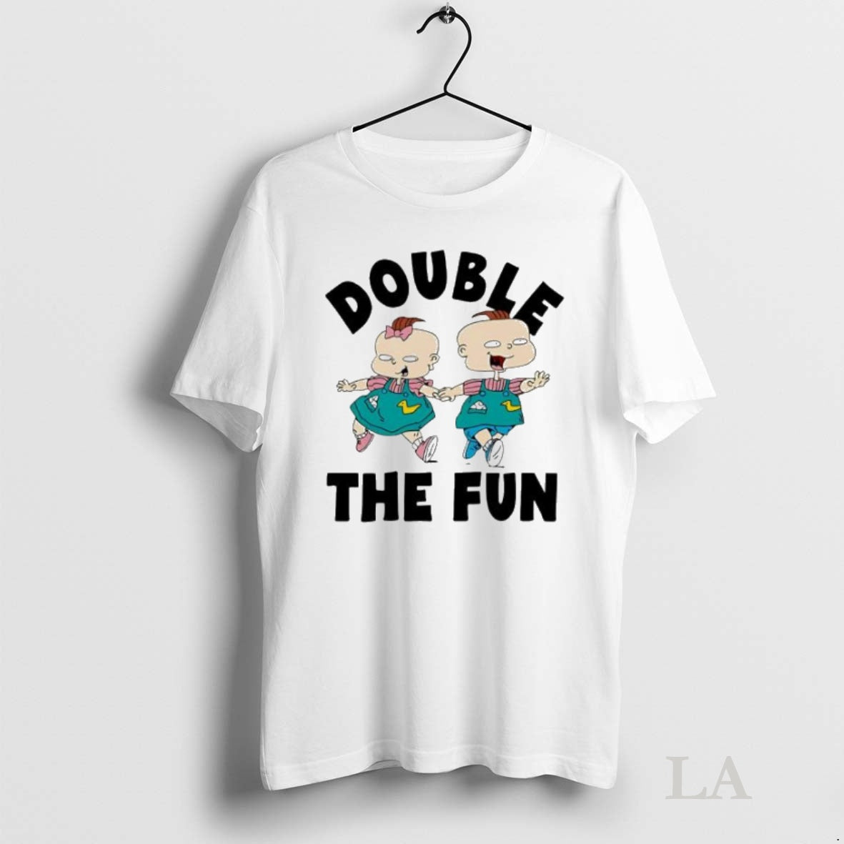 Original Double The Fun Juniors Fitted Graphic
