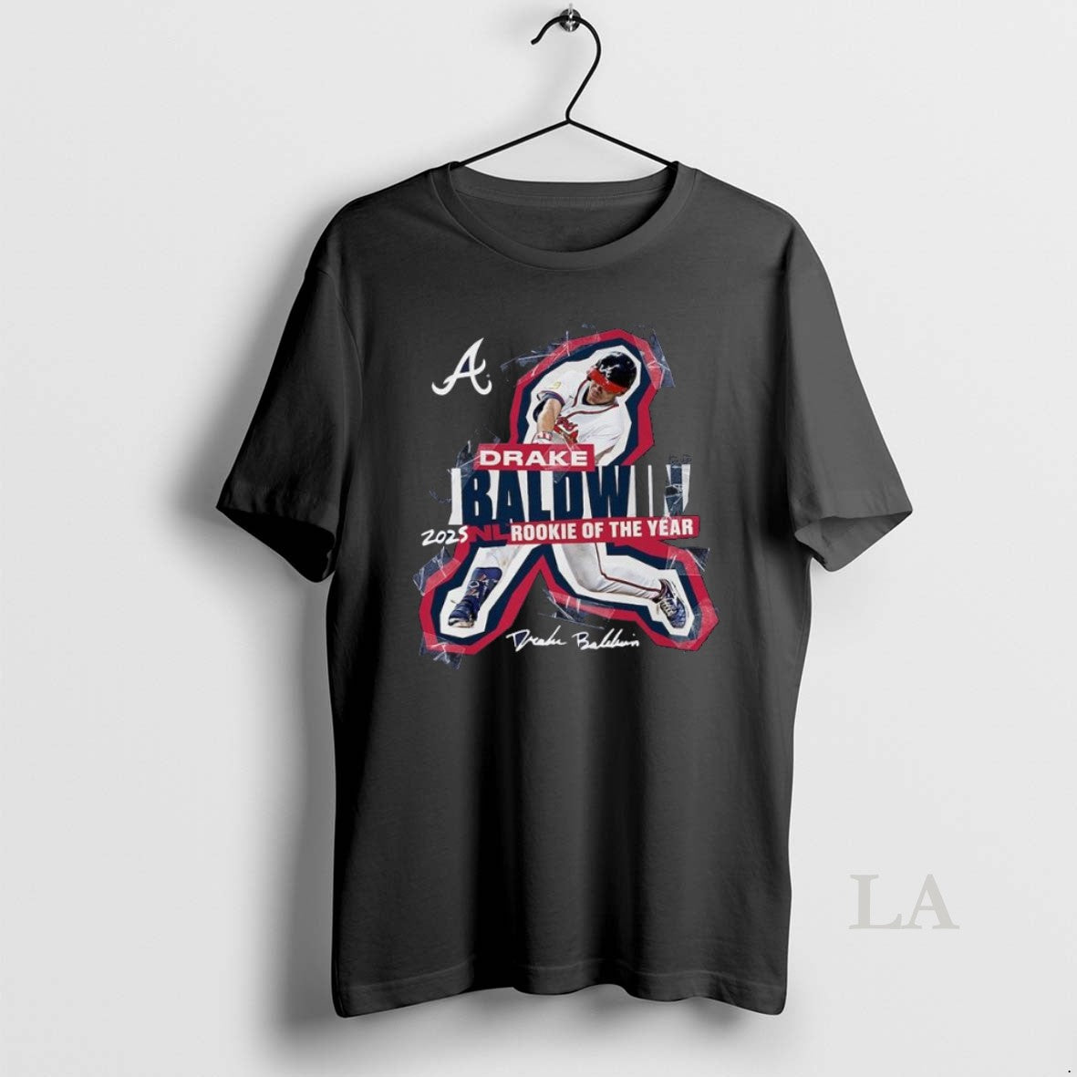 Original Drake Baldwin Atlanta Braves 2025 National League Rookie Of The Year