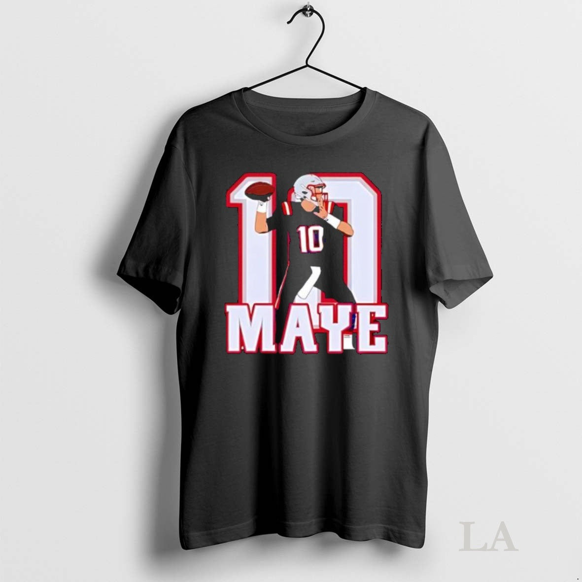 Original Drake Maye 10 New England Football Player
