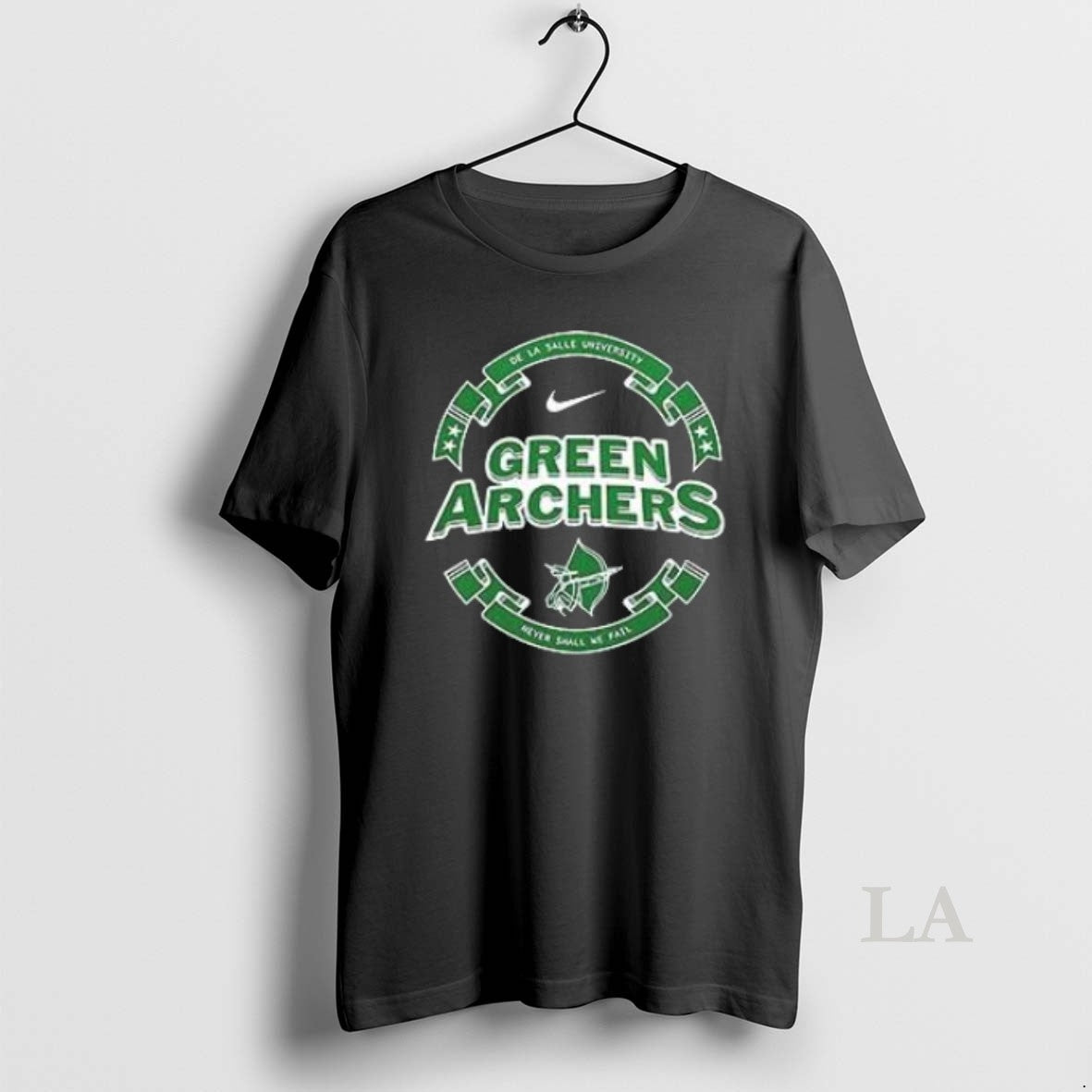 Original Dry De La Salle University Green Archers Never Shall We Fail