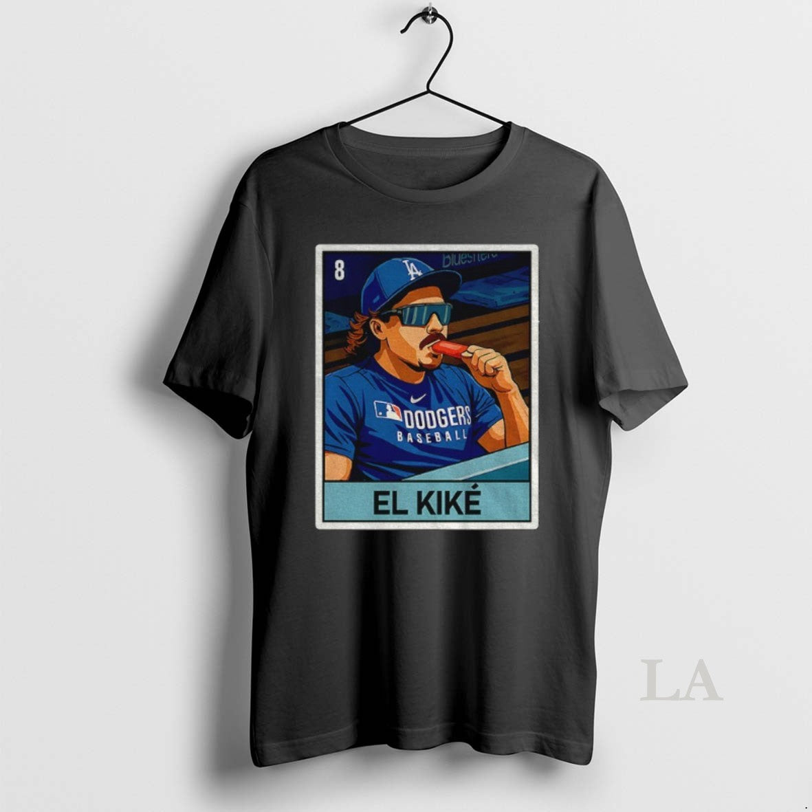 Original El Kike Enrique Hernandez Eat Hot Dog Los Angeles Dodgers Mlb Baseball 2025 Card