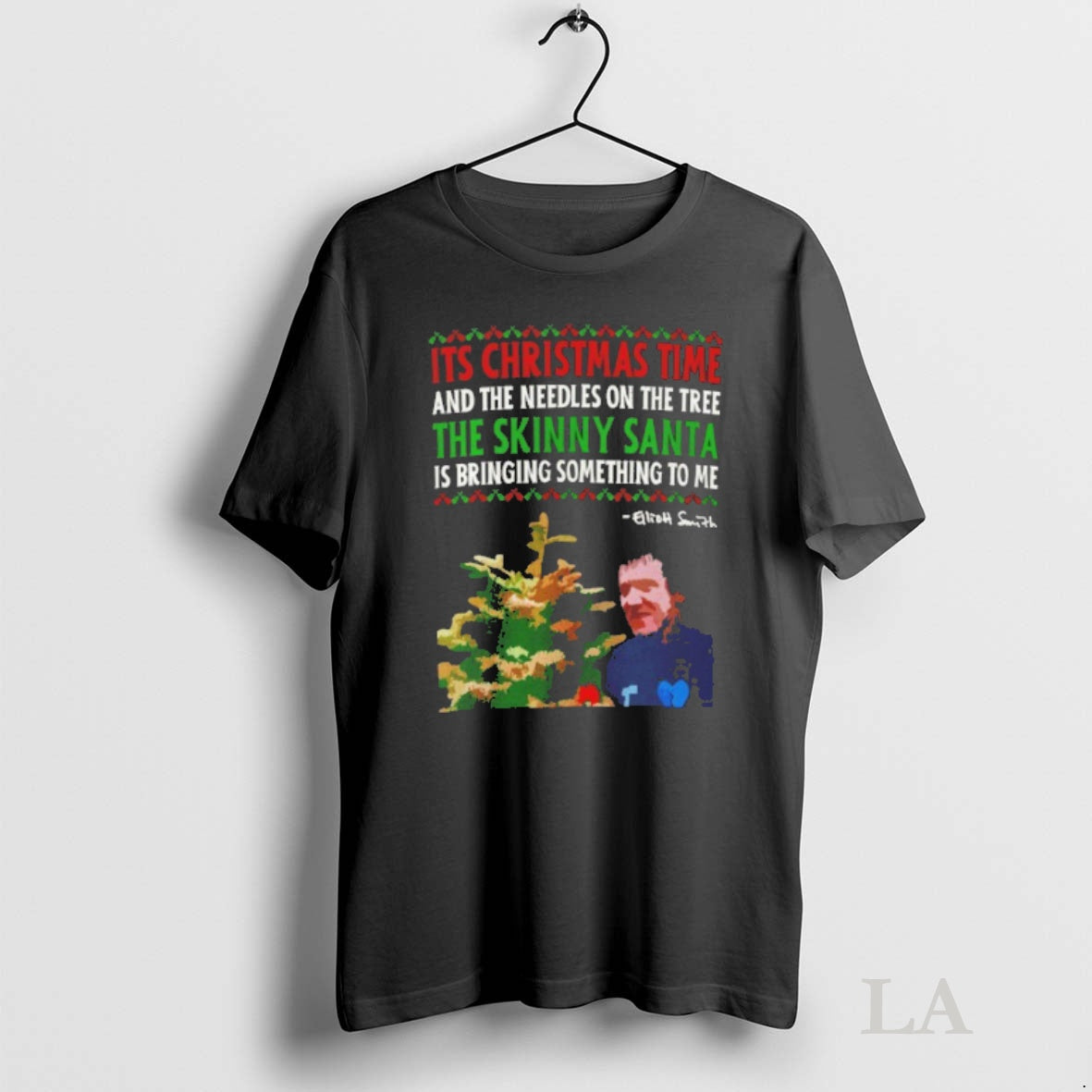 Original Elliott Smith Its Christmas Time And He Needles On The Tree The Skinny Santa