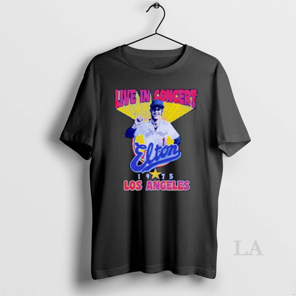 Original Elton John Live In Concert Los Angeles Dodgers 1975 Retro Ornaments