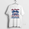 Original Emoji Los Angeles Dodgers Back To Back World Champions