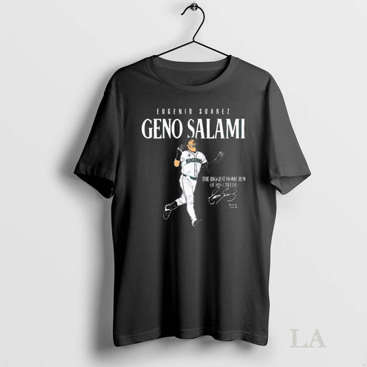 Original Eugenio Suarez Geno Salami The Biggest Home Run Of His Career Seattle Mariners Mlb