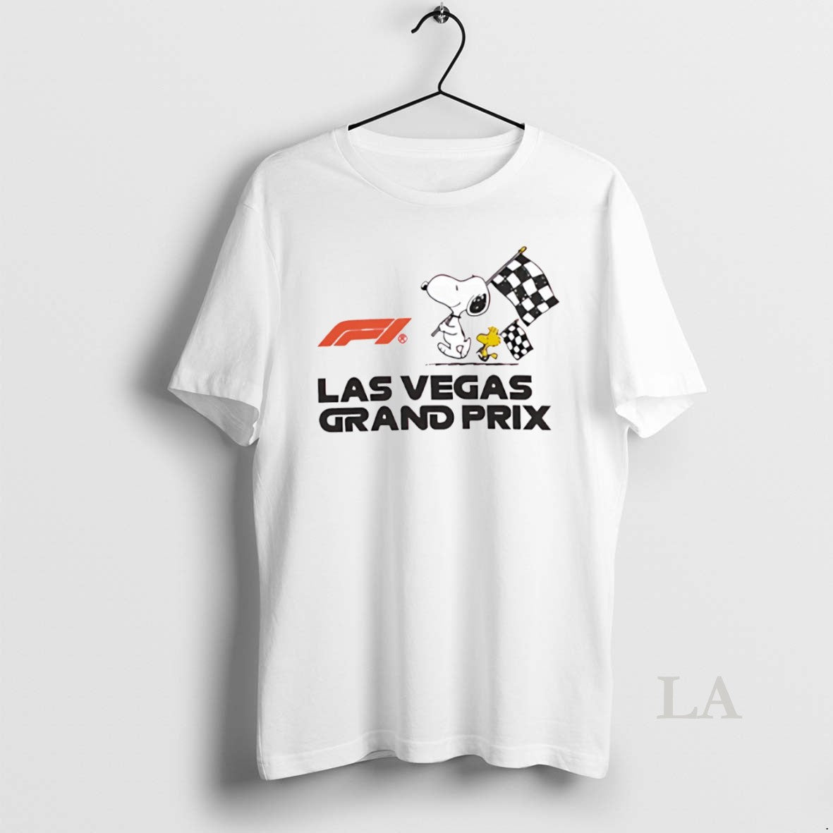 Original F1 Peanuts Las Vegas Grand Prix Circle