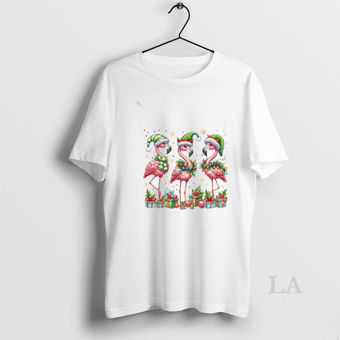 Original Festive Christmas Flamingo Holiday Animal