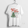 Original Festive December Tidings Christmas Tree And Fireplace