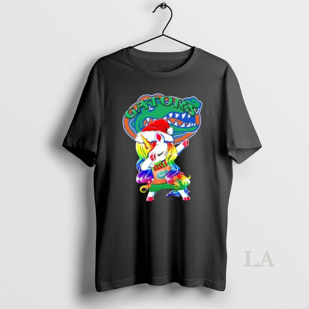 Original Florida Gators Football X Unicorn Santa Hat Dabbing Merry Christmas