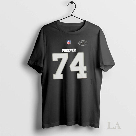 Original Forever 74 Nick Mangold New York Jets Football 2 Sided