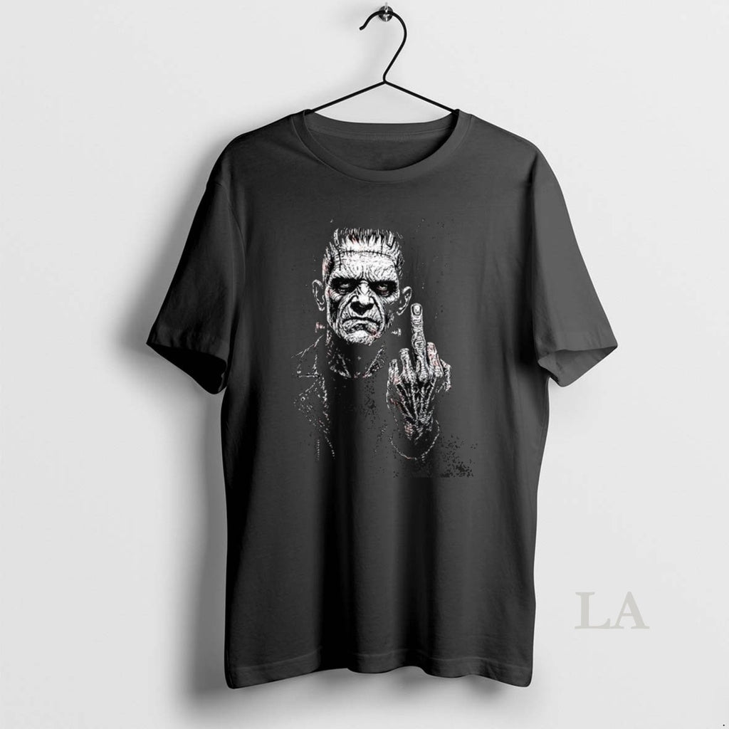 Original Frankenstein Middle Finger Horror Halloween Meme