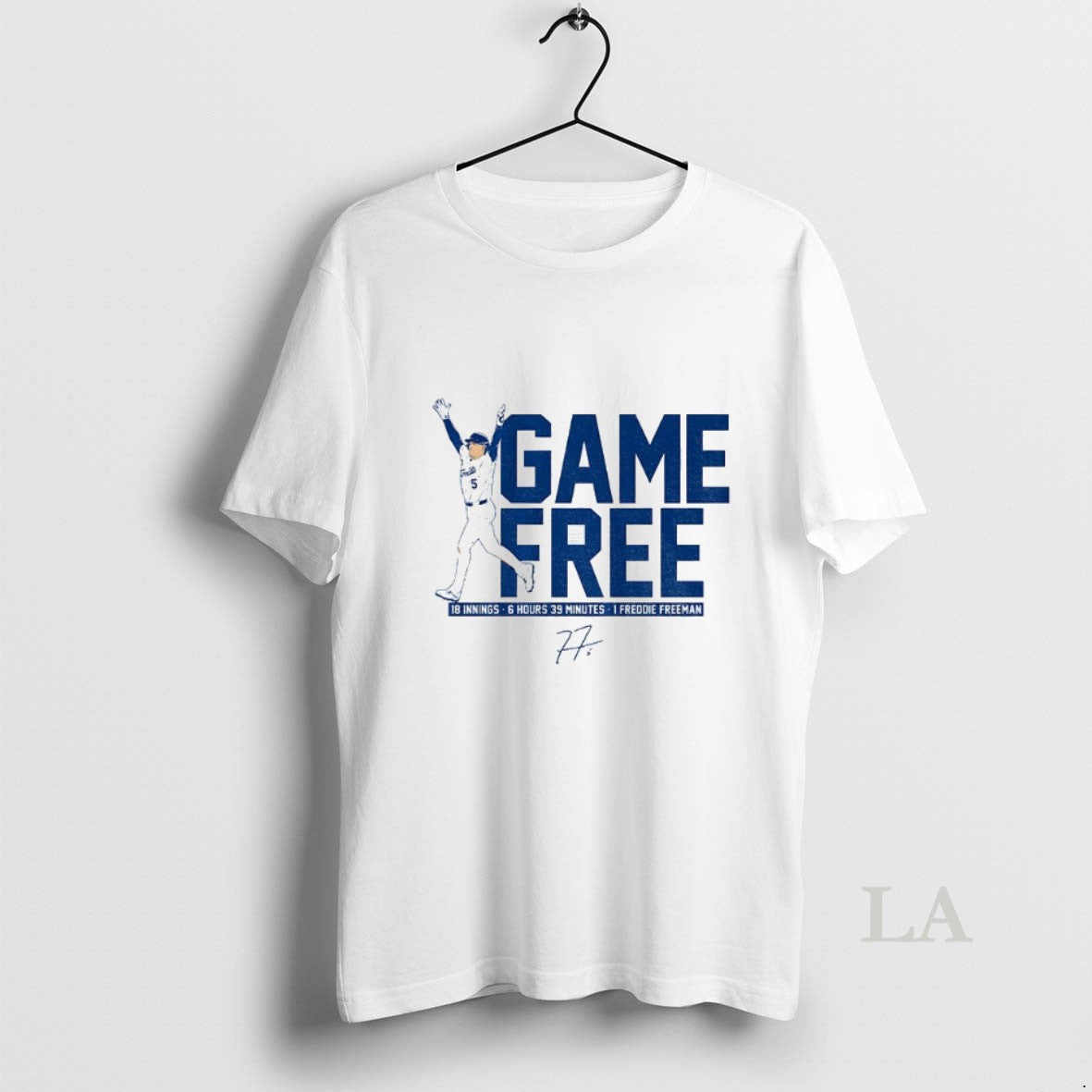 Original Freddie Freeman Los Angeles Dodgers Game Free Baseball 18 Innings Mlb 2025