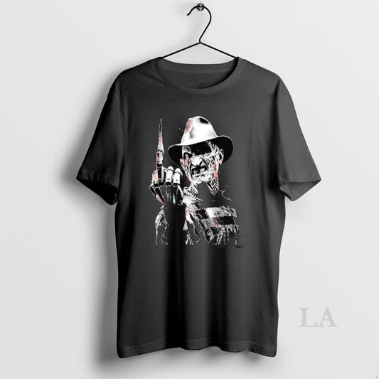 Original Freddy Krueger Middle Finger A Nightmare On Elm Street Character Horror Halloween