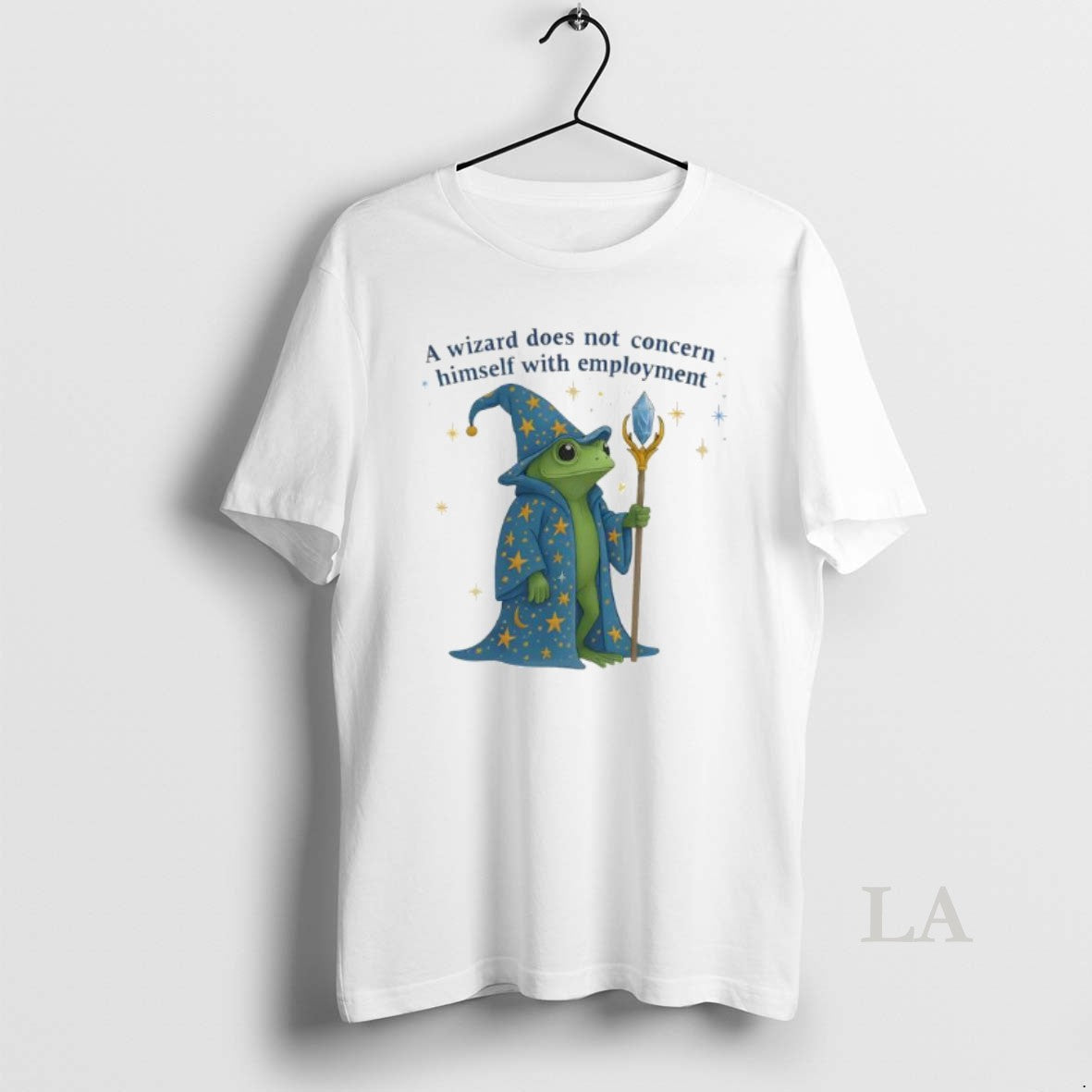 Original Frog A Wizard Does Not Concern Himself With Employment