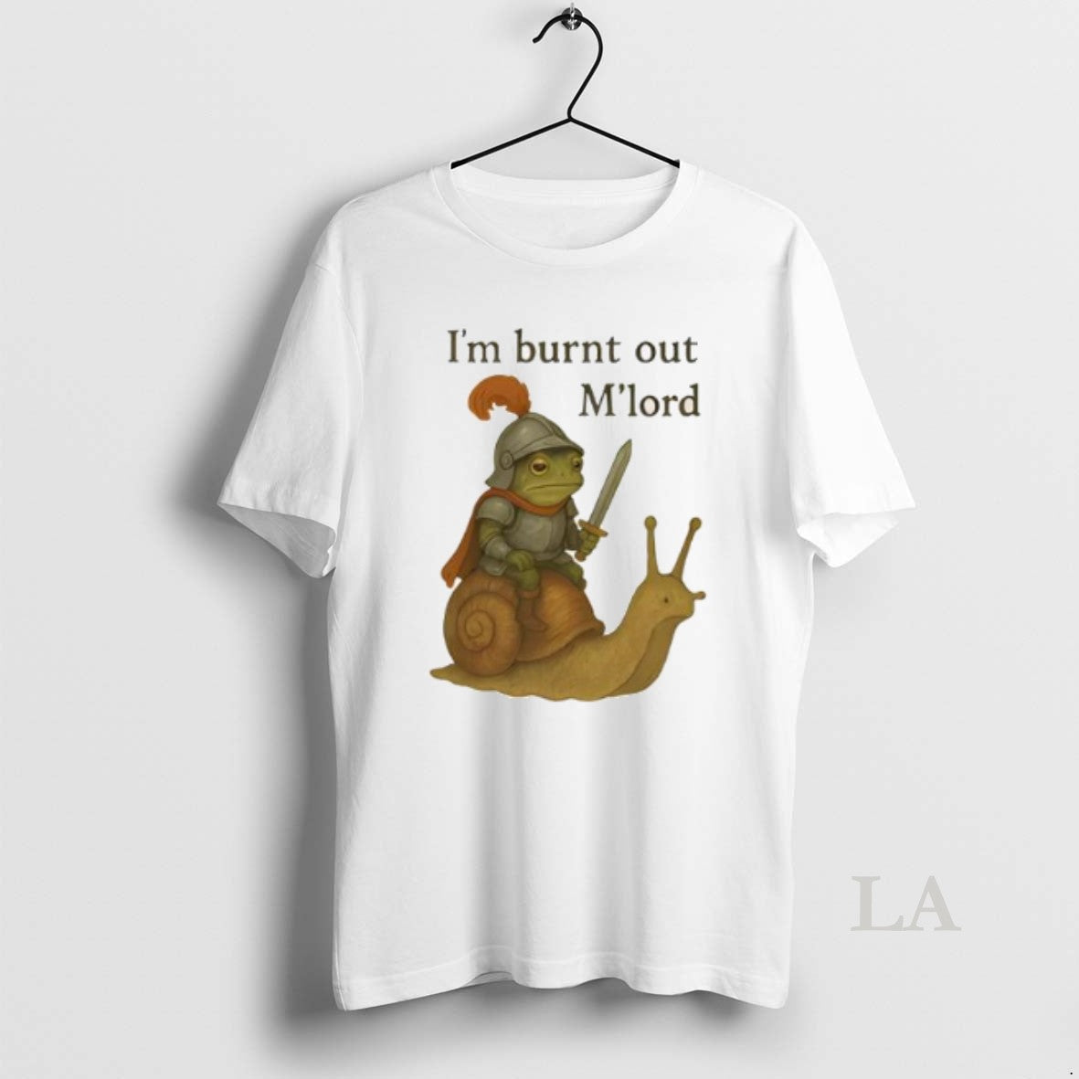 Original Frog Knight On A Snail Im Burnt Out Mlord