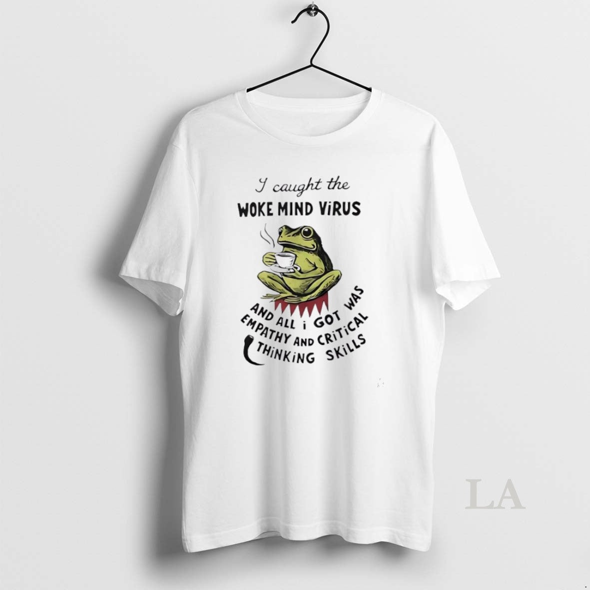 Original Frog Coffee I Caught The Woke Mind Virus
