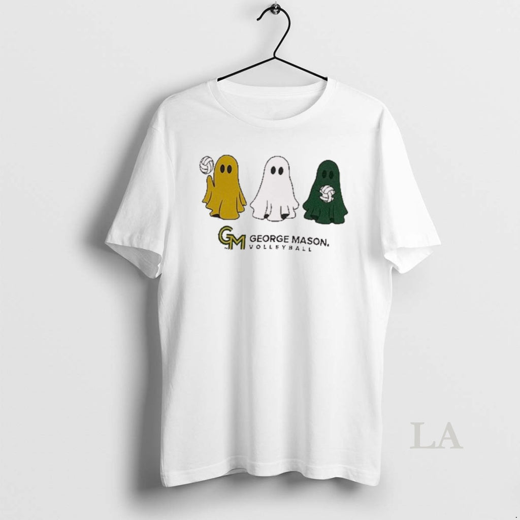 Original George Mason Athletics Ghost Volleyball Mascot Halloween 2025