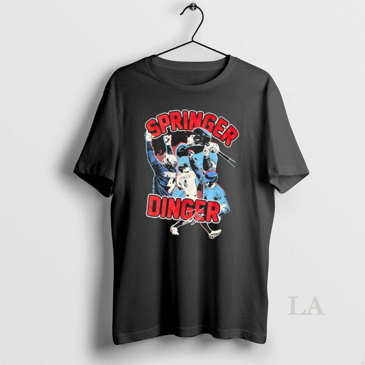 Original George Springer Dinger Toronto Blue Jays Mlb Graphic