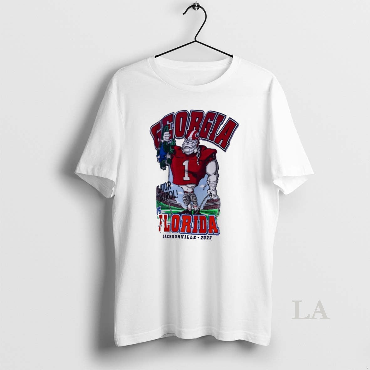 Original Georgia Bulldogs Vs Florida Gators Jacksonville 2022 Gator Control Mascot