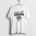 Original Georgia Tech Yellow Jackets Football Sting Em Atlanta Ga Helmet Grid