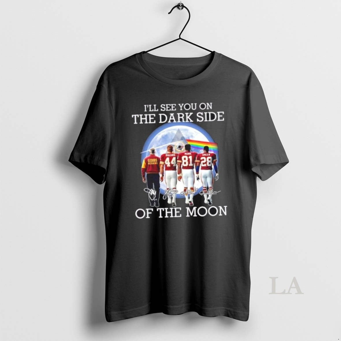 Original Gibbs Redskins And Legends Ill See You On The Dark Side Of The Moon