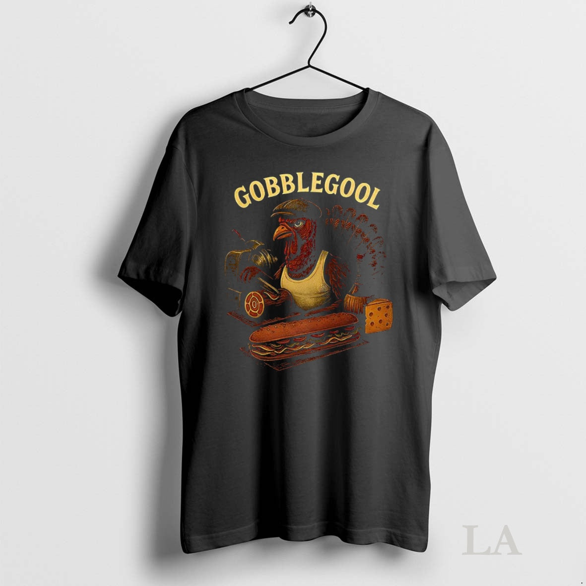 Original Gobblegool Deli Turkey Gobble Gabagool Parody Graphic