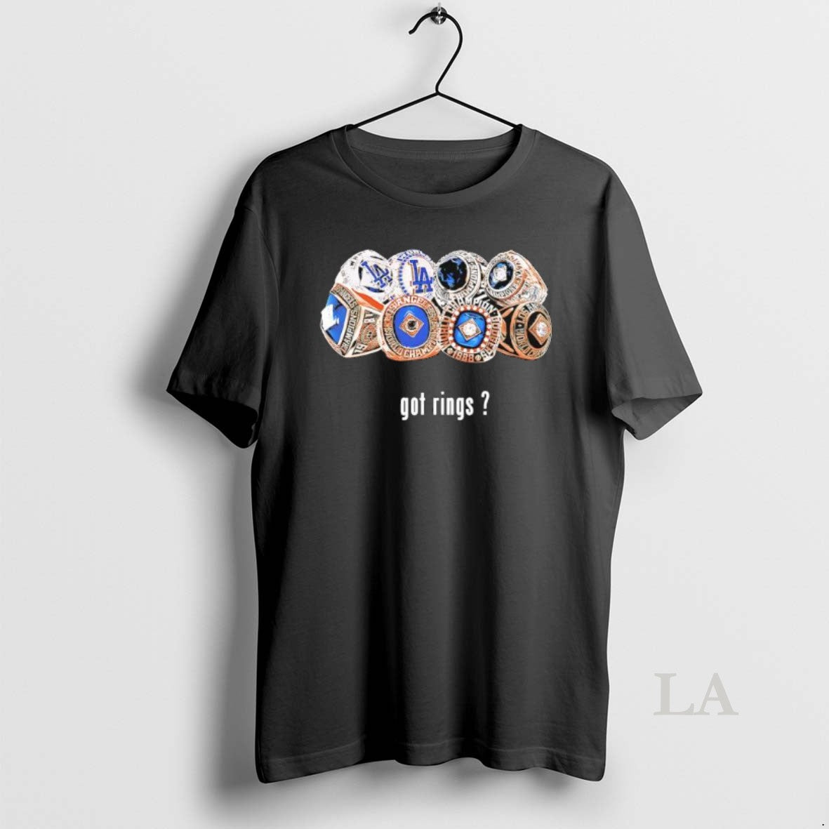 Original Got Rings Of Los Angeles Dodgers World Series Championship Graphic 1