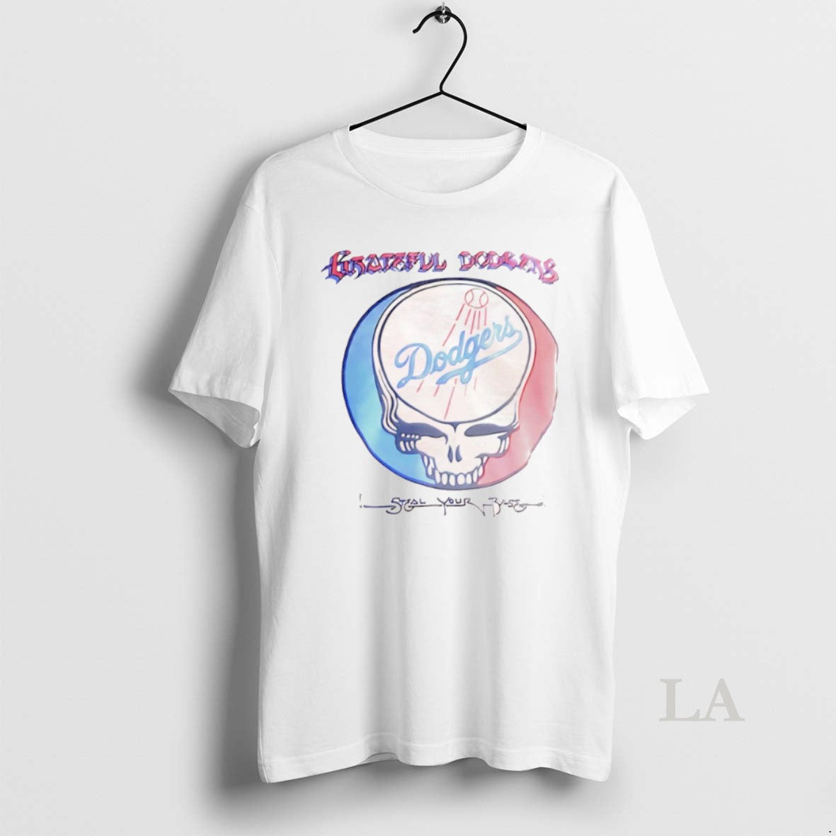 Original Grateful Dodgers Grateful Dead And Los Angeles Dodgers Mashup