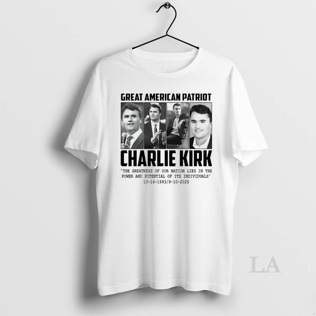 Original Great American Patriot Charlie Kirk White