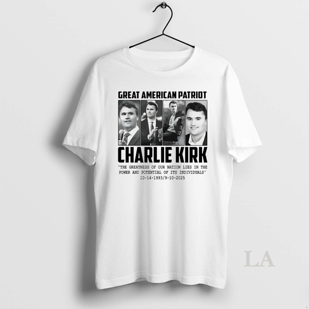 Original Great American Patriot Charlie Kirk White