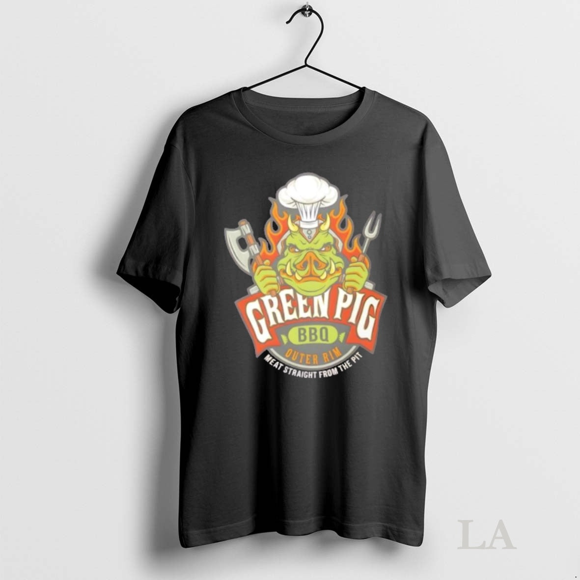 Original Green Pig Bbq Vintage Smoke And Sauce