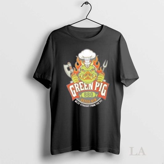 Original Green Pig Bbq Vintage Smoke And Sauce