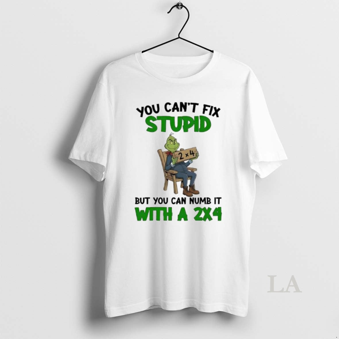 Original Grich You Cant Fix Stupid But You Can Numb It With A 2x4
