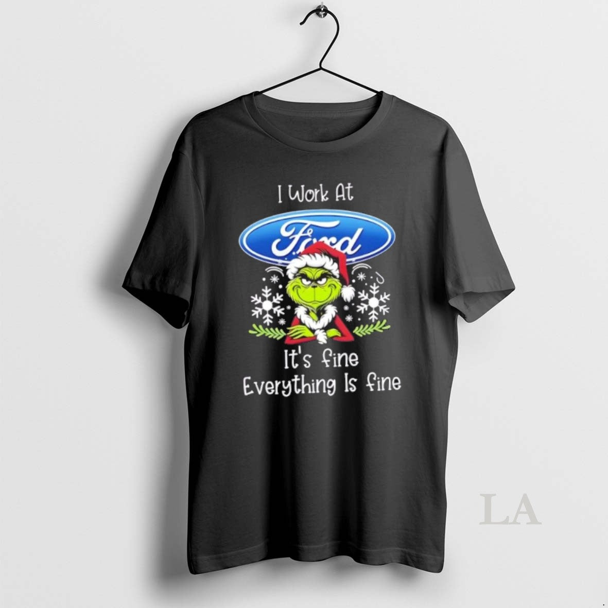 Original Grinch Christmas I Work At Ford Motor Its Fine Everything Is Fine