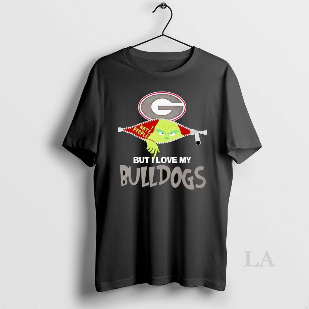 Original Grinch I Hate People But I Love My Georgia Bulldogs
