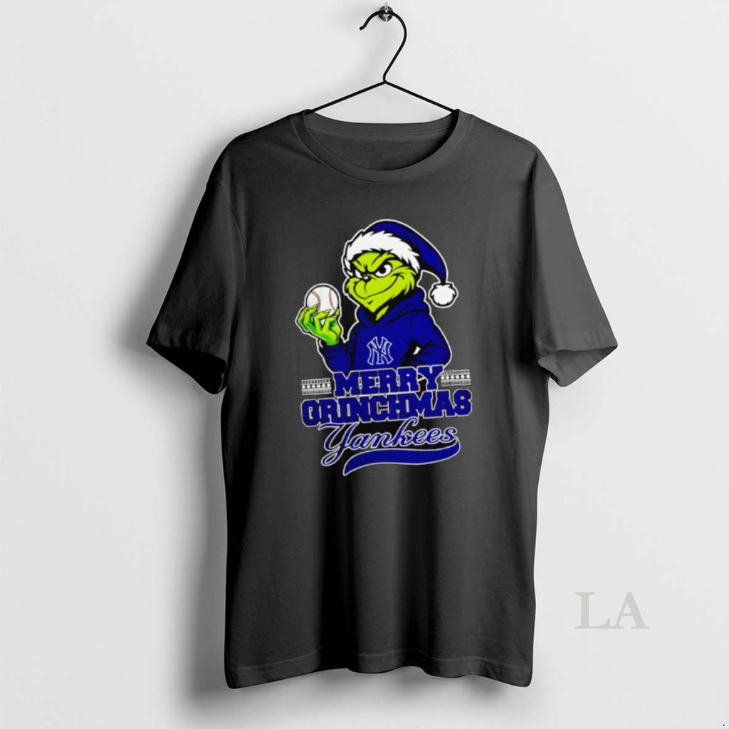 Original Grinch New York Yankees Baseball Merry Christmas