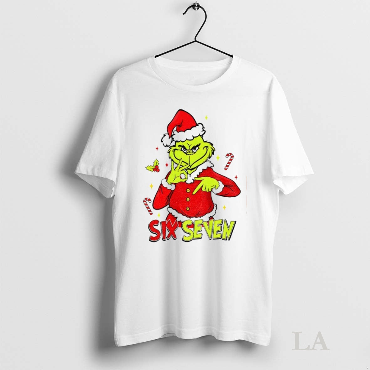 Original Grinch Santa 6 7 Six Seven Meme Christmas Mean Guy