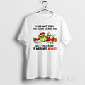Original Grinch Santa Claus I Did Not Trip The Floor Looked Sad So I Thought