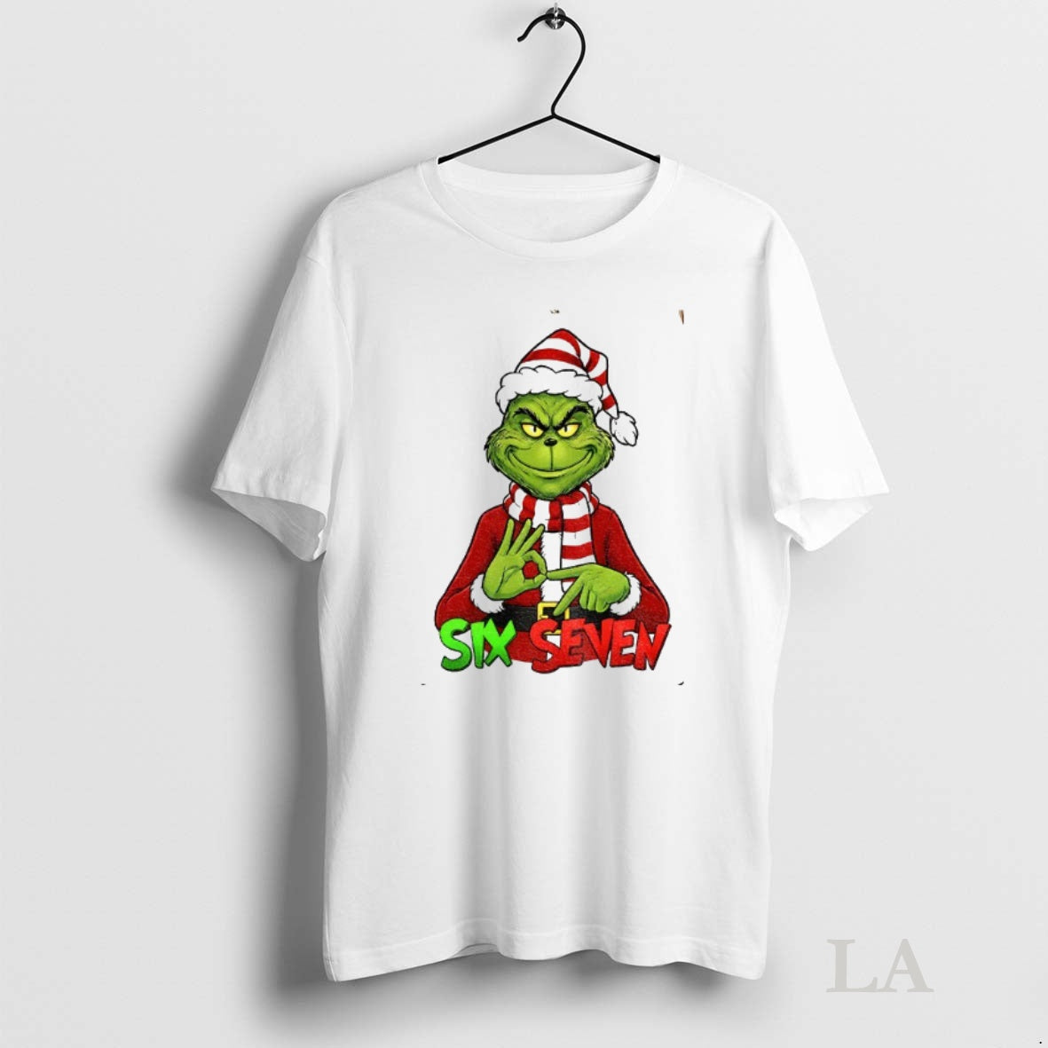 Original Grinch Santa Claus Six Seven Meme Merry Christmas