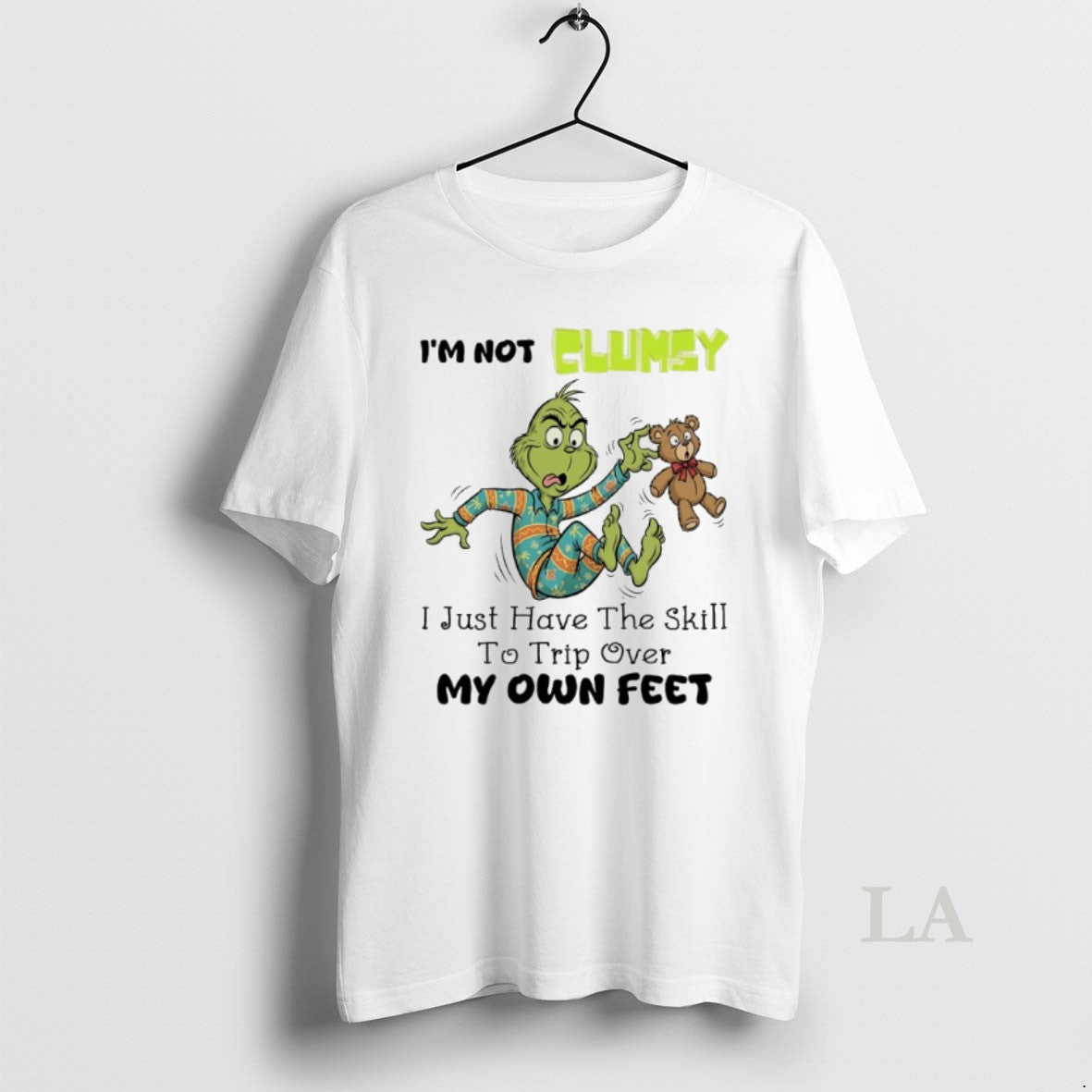 Original Grinch And Bears Im Not Clumsy I Just Have The Skill To Strip Over